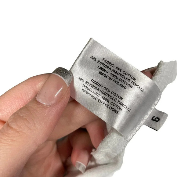 Proenza Schouler White Label High-Waisted Shorts in Bleach‎ Chambray Size 6 - Picture 10 of 11